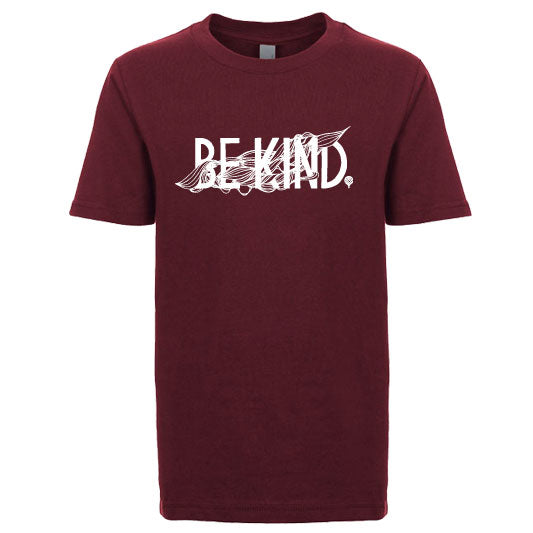 BE KIND | boys tshirt | maroon