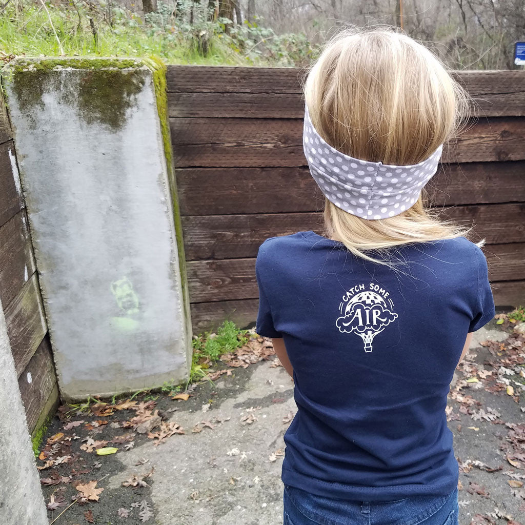 YOU'LL Move MOUNTAINS | girls tshirt | navy