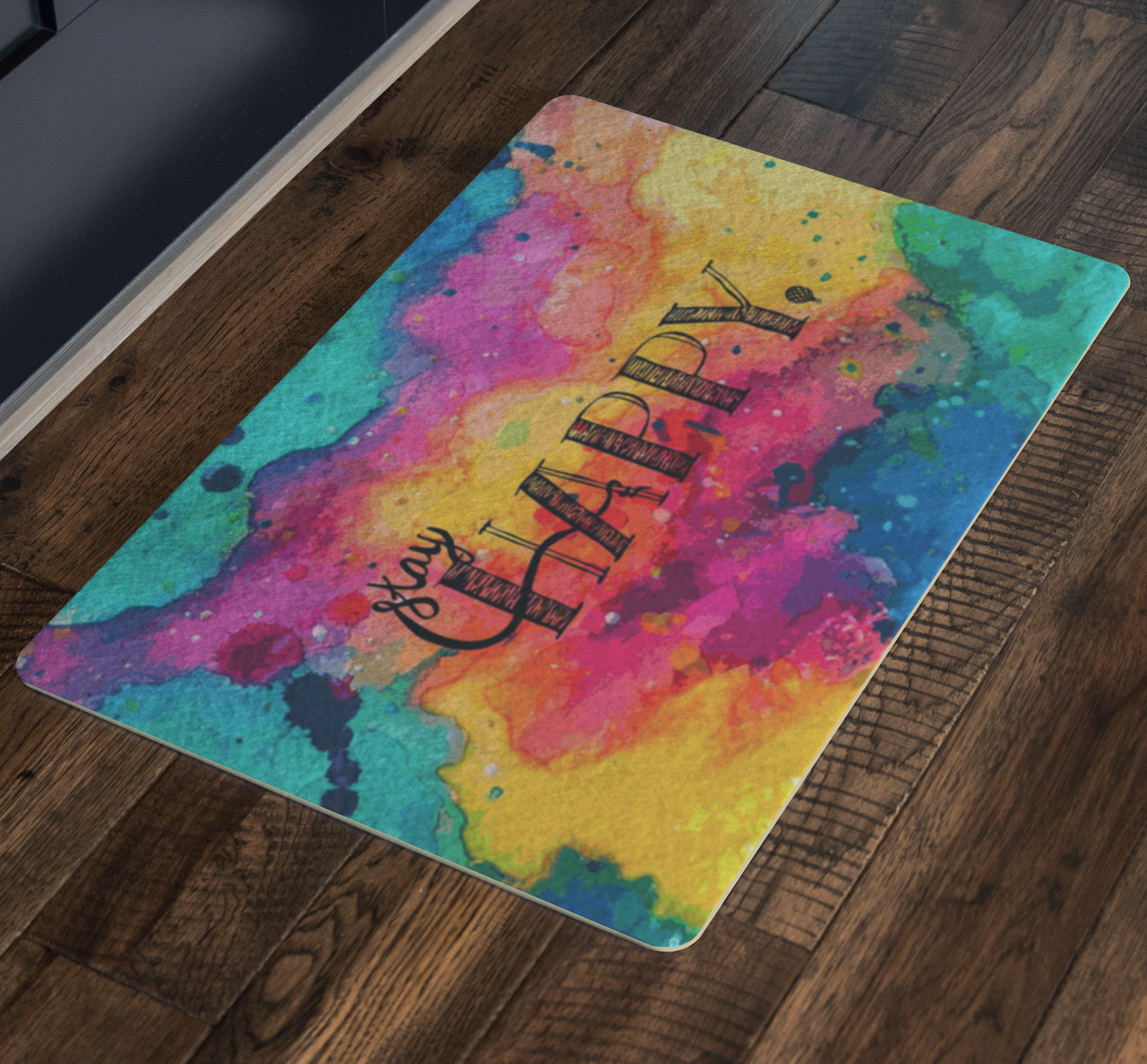 STAY HAPPY | doormat