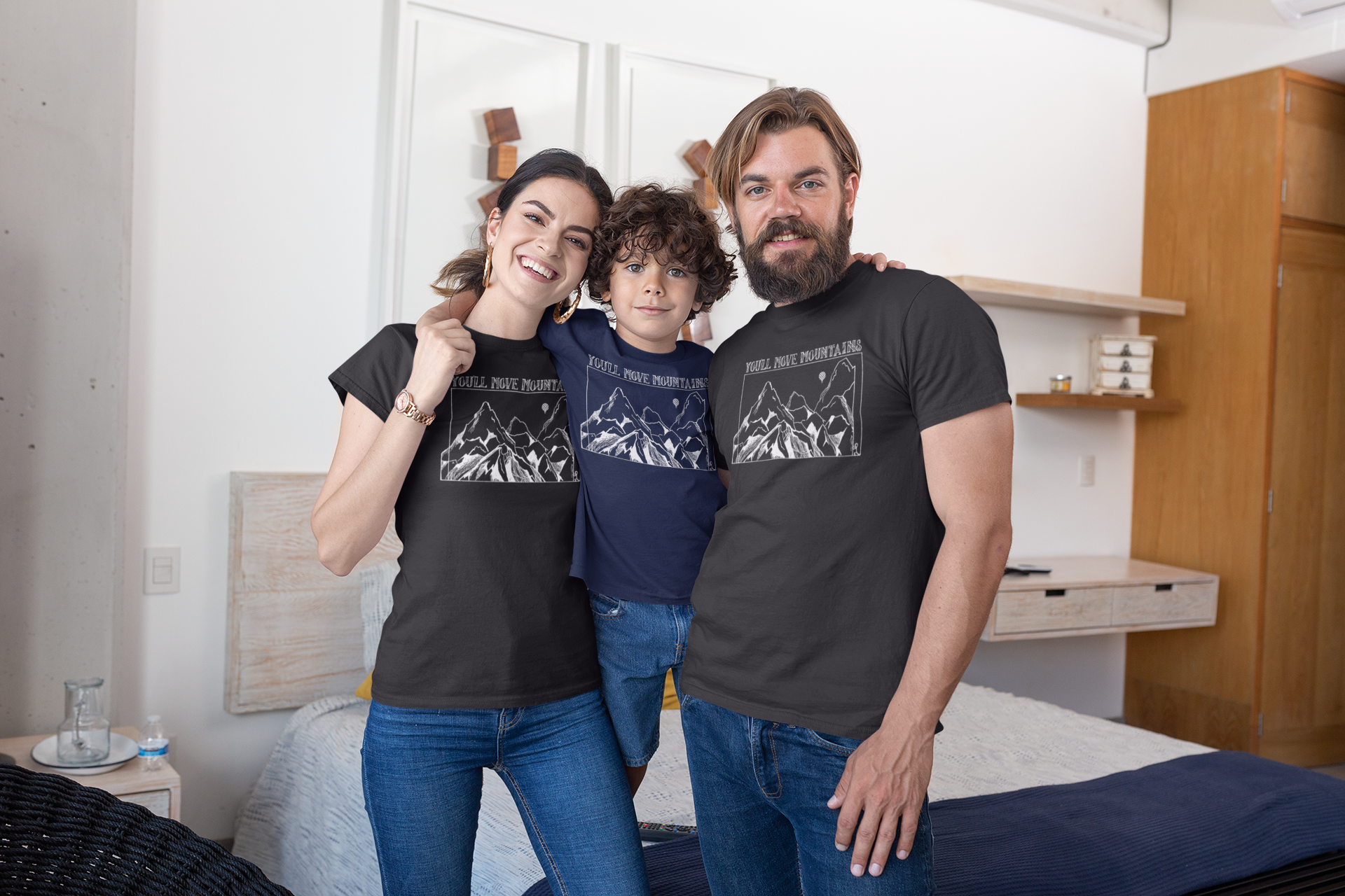 YOU'LL Move MOUNTAINS | unisex crew | charcoal