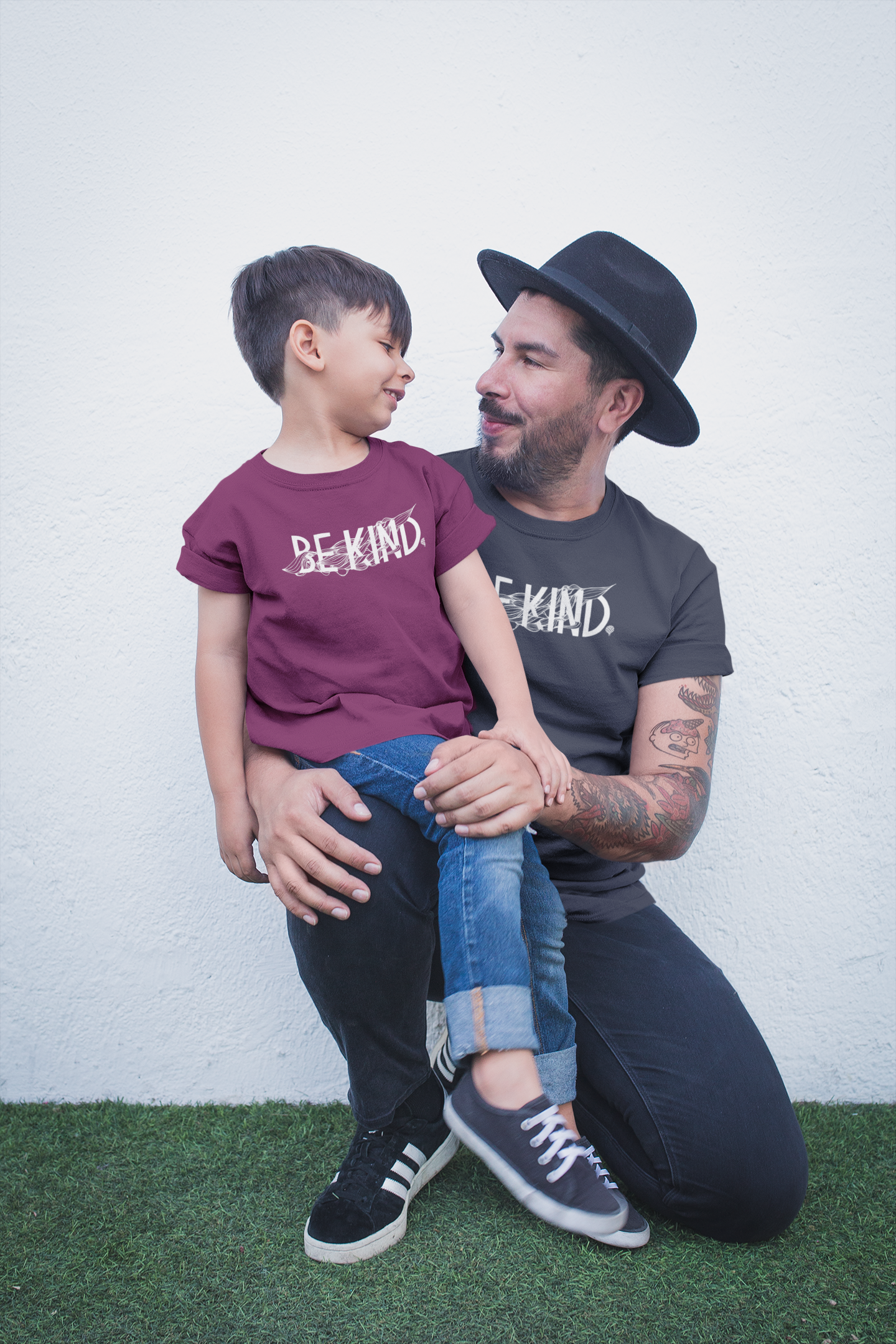 BE KIND | unisex tshirt | charcoal