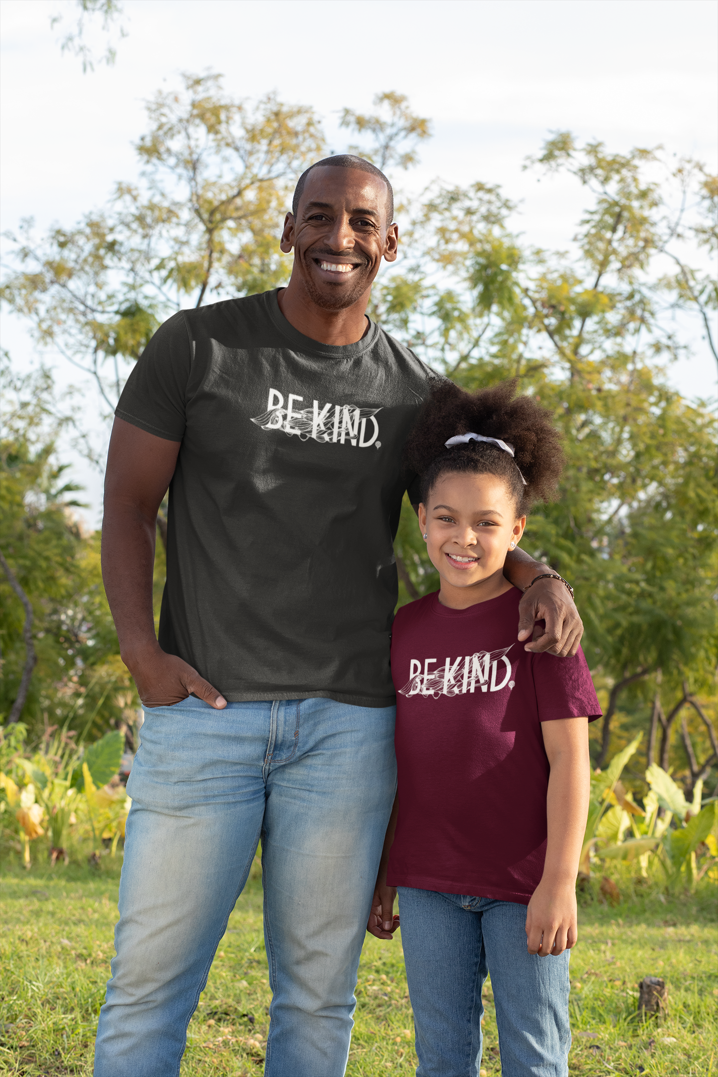 BE KIND | boys tshirt | maroon