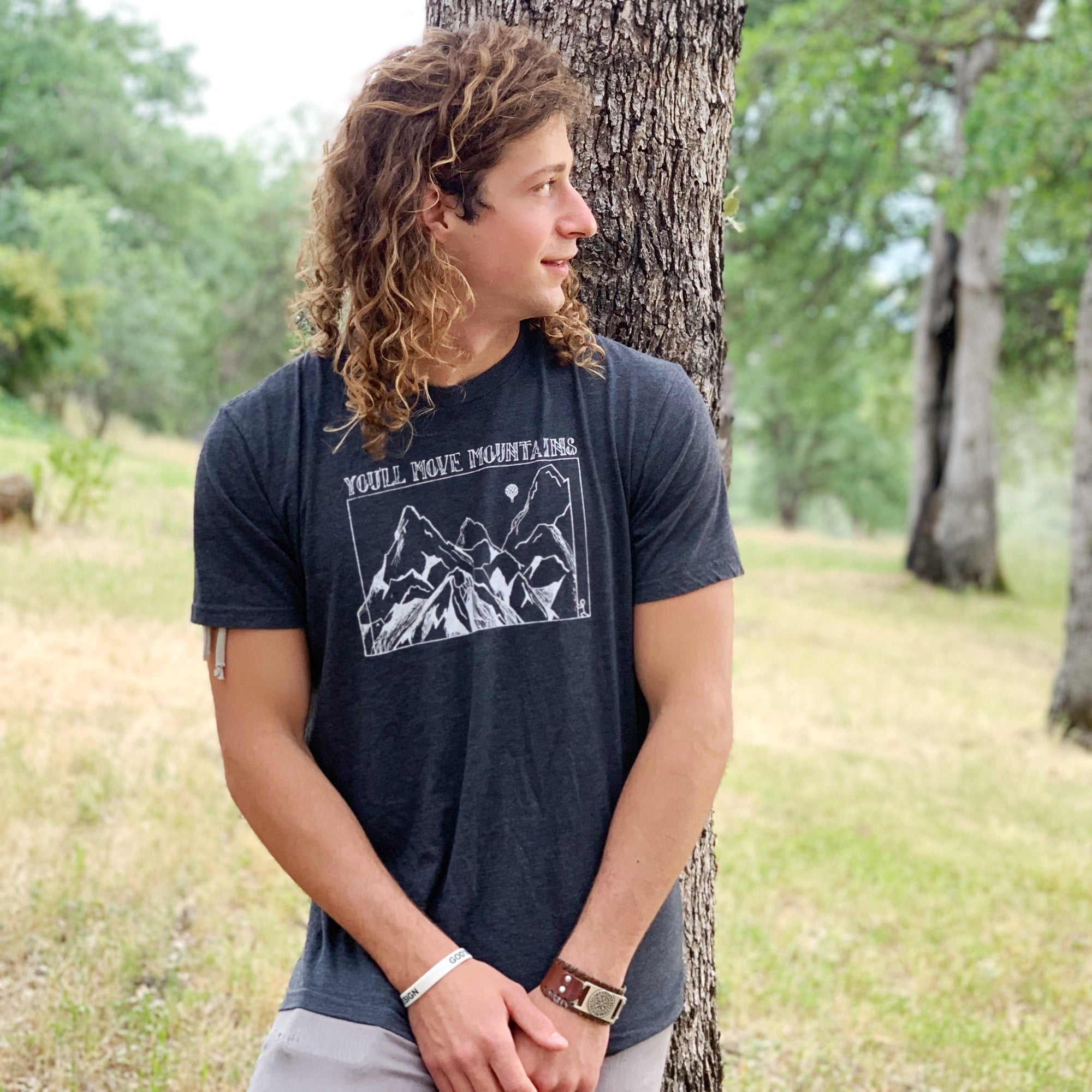 YOU'LL Move MOUNTAINS | unisex crew | charcoal