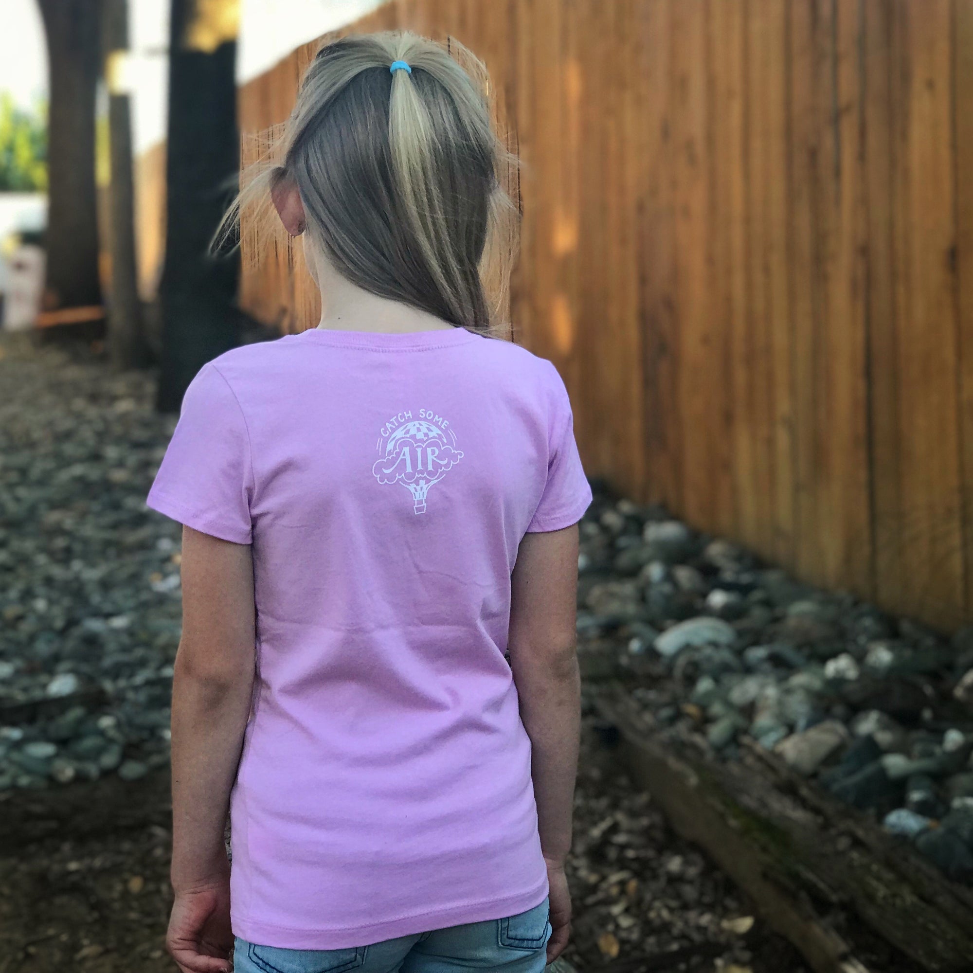 BE KIND | girls tshirt | lilac