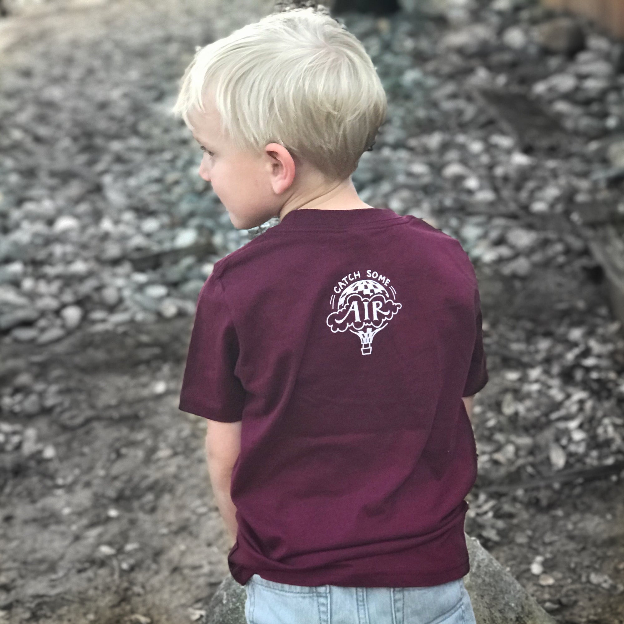 BE KIND | boys tshirt | maroon