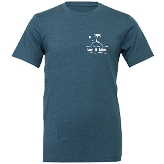 LIVE A LITTLE by #TeamMaddy | unisex tshirt | heather teal